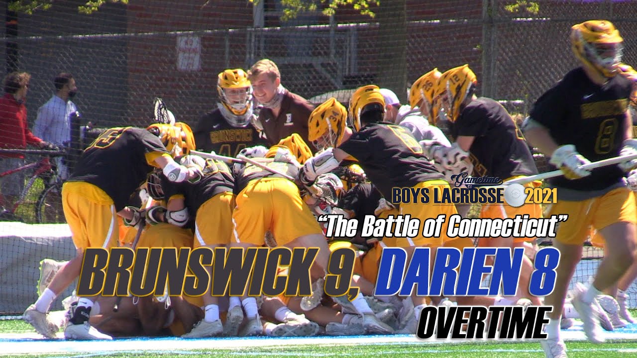 Brunswick boys lacrosse tops Darien 9-8 in OT in 
