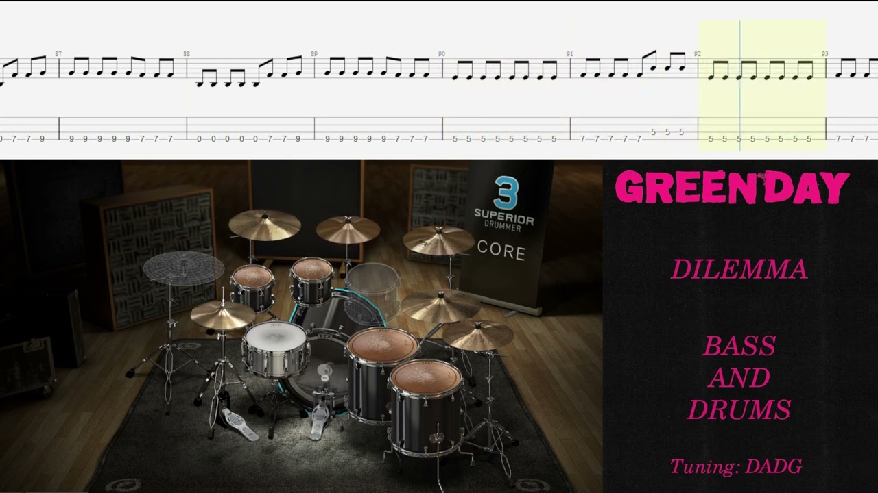 Green Day - Dilemma Guitar Backing Track