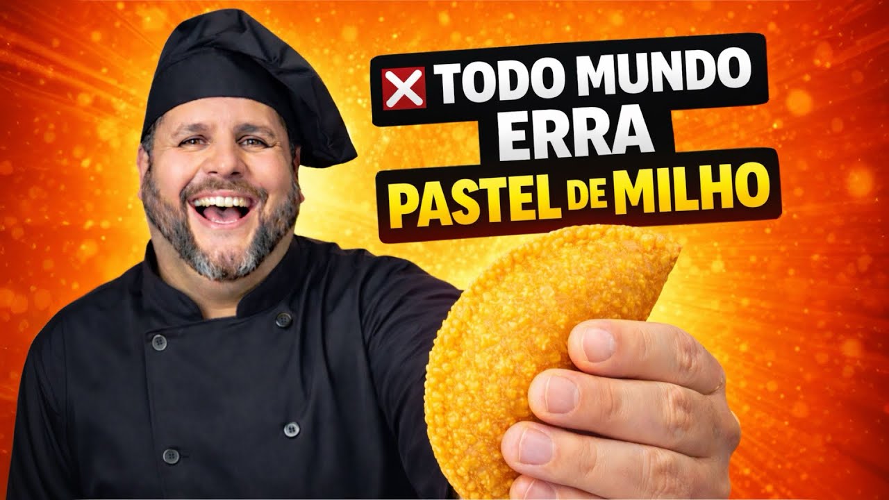 👉 RECEITA DO PASTEL DE MILHO FRITO | Fácil o que NINGUÉM te Ensina