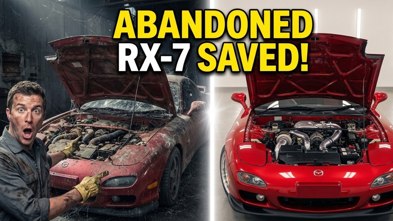 Neo Heritage 1997 Mazda RX-7 FD Full Restoration ASMR | From Abandoned to Brand New #carrestoration