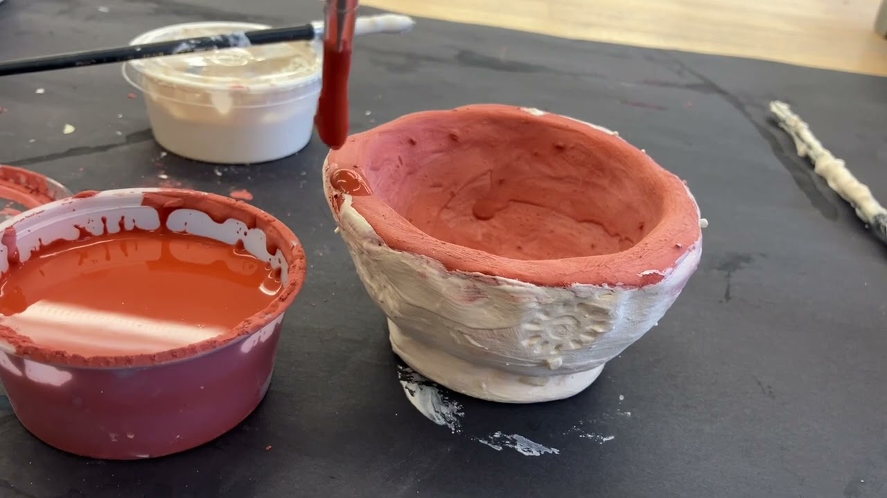 GLAZING our Japanese Tea Bowl!