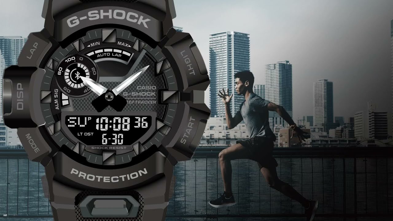 CASIO G-SHOCK GBA-900 Steptracker, bluetooth - zegarek dla biegaczy - zobacz jakie parametry mierzy!