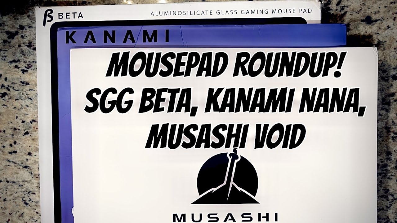 Mousepad Round Up! Kanami Nana, SGG Beta and Musashi Strahfe X Void