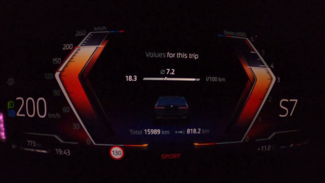 0-Top speed 2024 BMW 520d G60 197 hp
