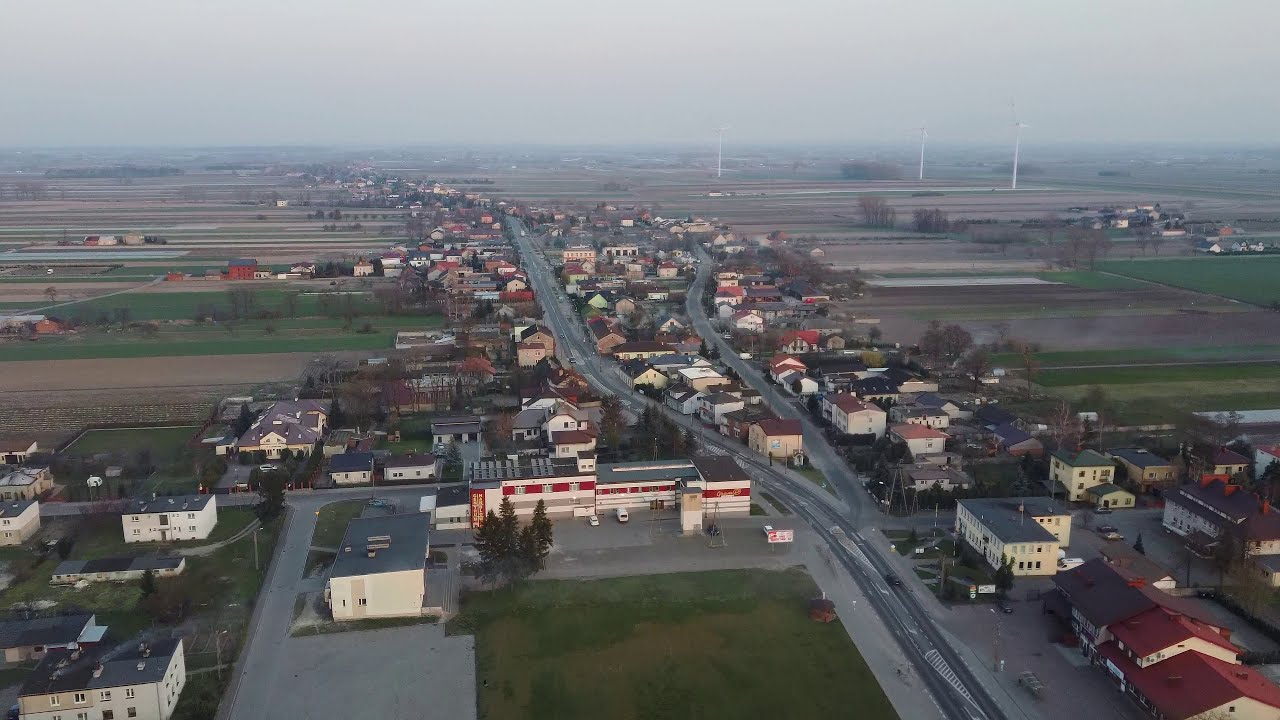 Miasto Sanniki z Lotu ptaka