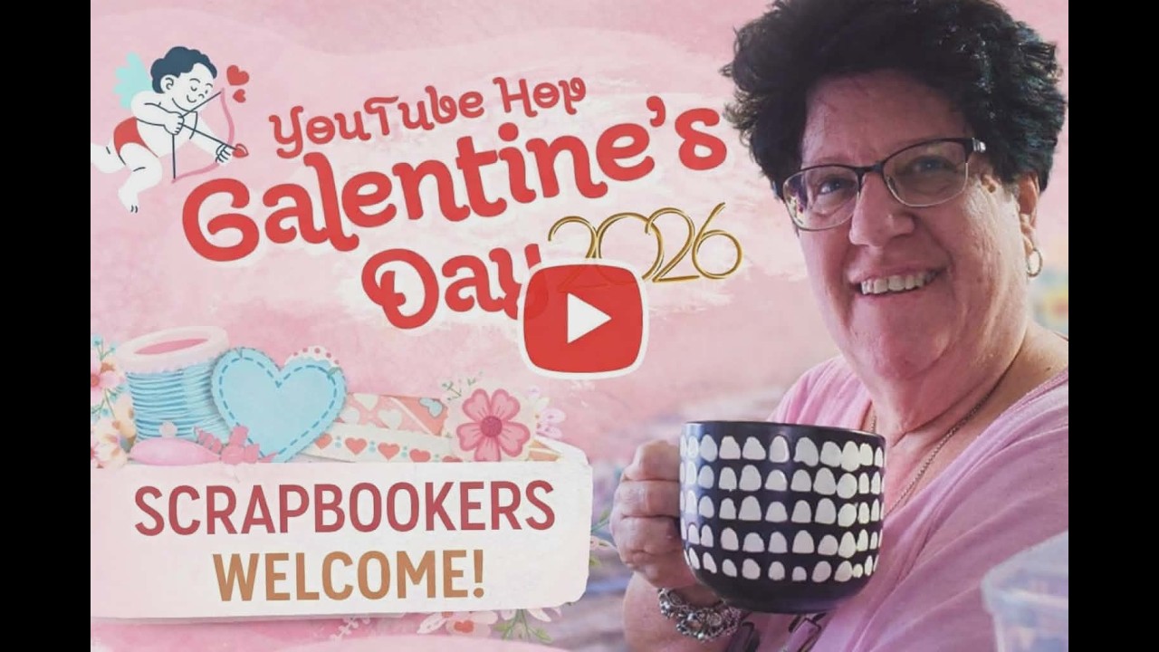 Galentine's Day Scrapbooking  - Elegant Bows, Tags and Paper Techniques