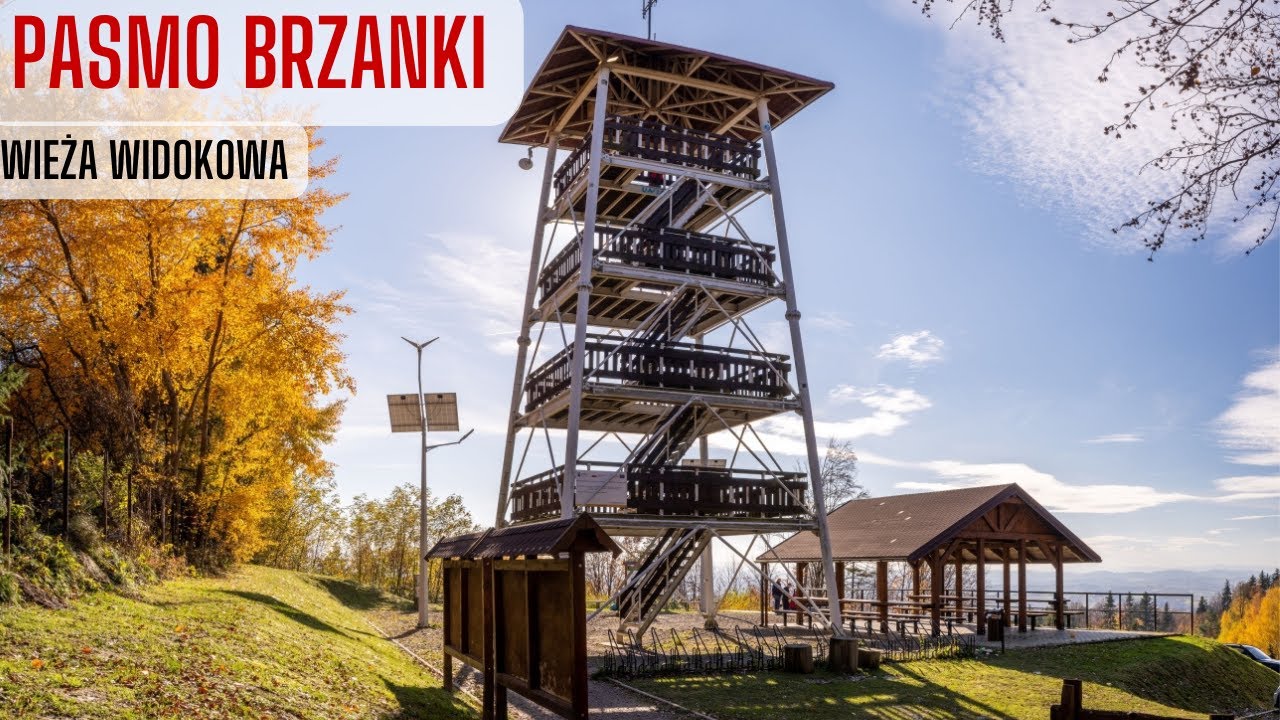 Pogórze Ciężkowickie - Wieża widokowa w paśmie Brzanki