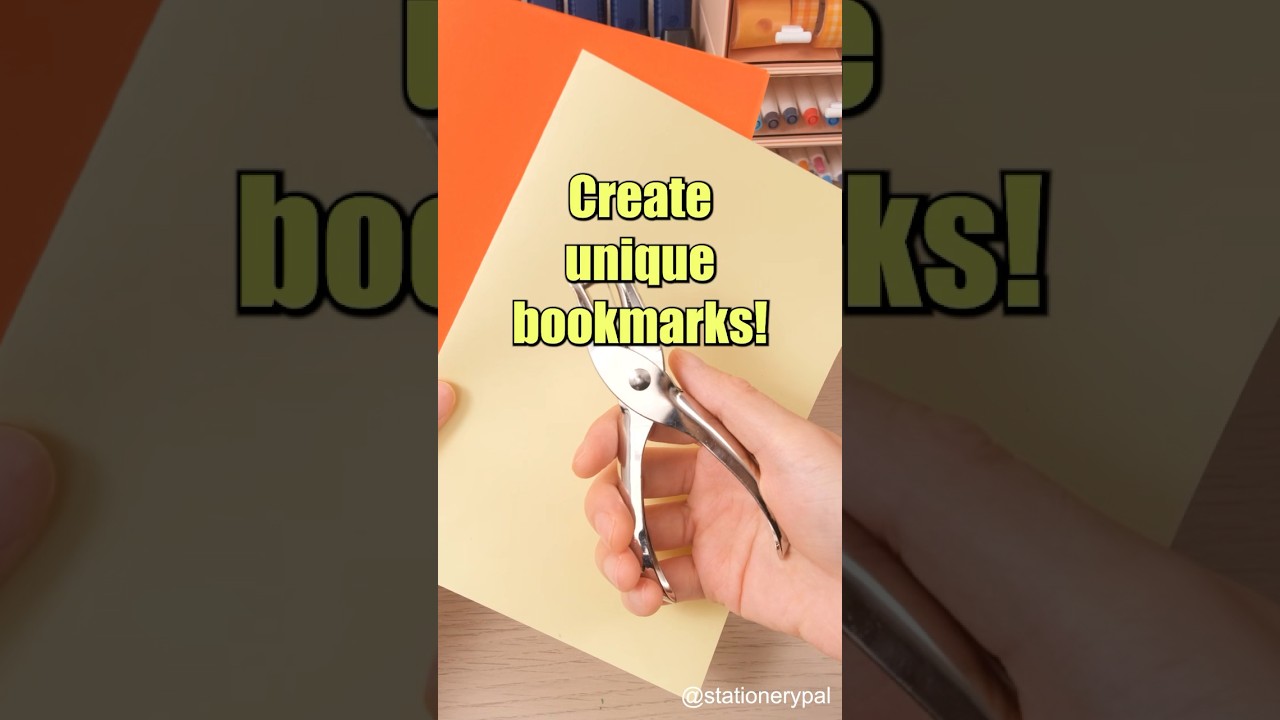 Create unique bookmarks!💖 #stationery #shorts #handmade
