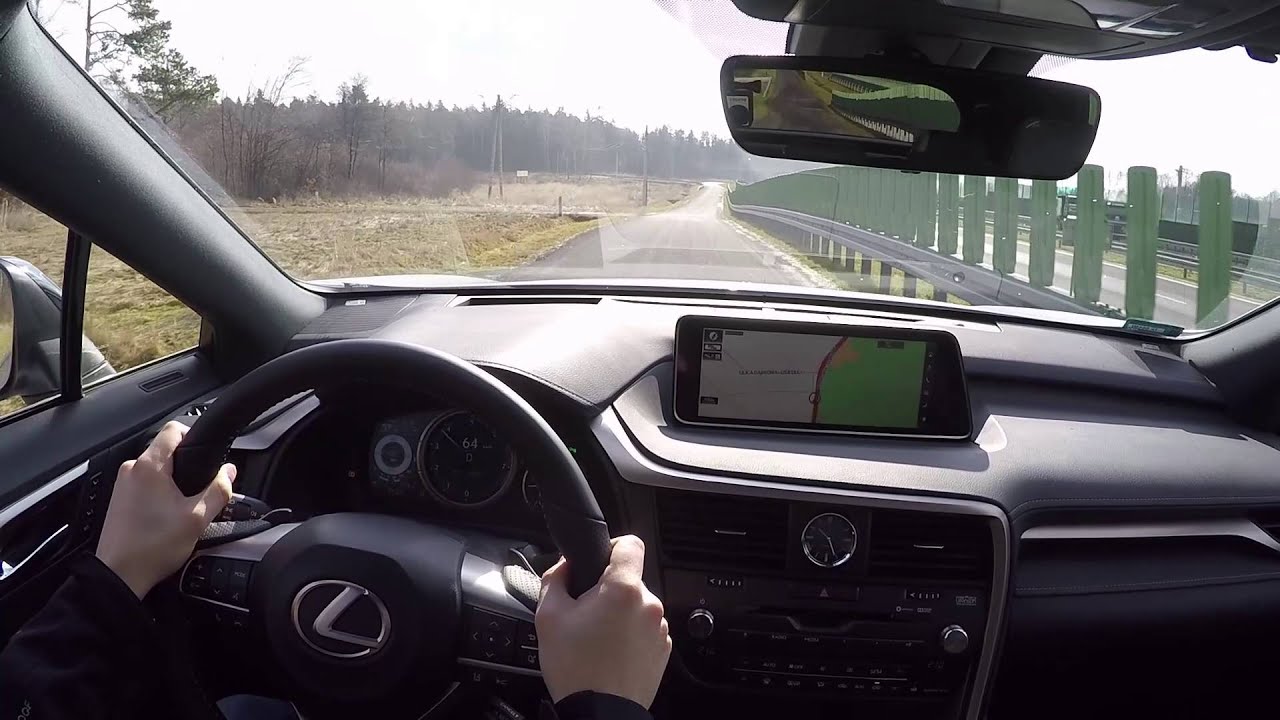 2016 Lexus RX 200t 2.0 238 HP z punktu widzenia kierowcy &ndash; POV
