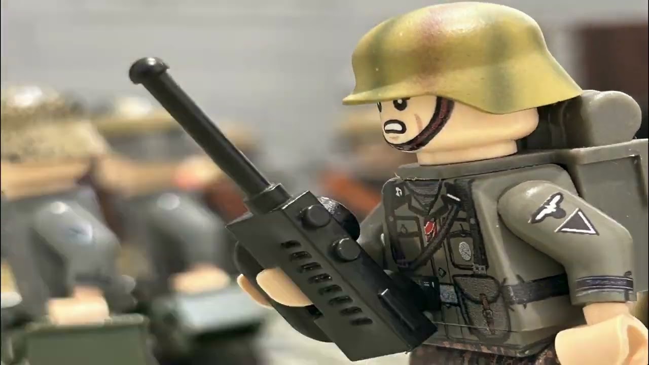 Lego ww2 stop motion , Battle for Carentan 10 June 1944