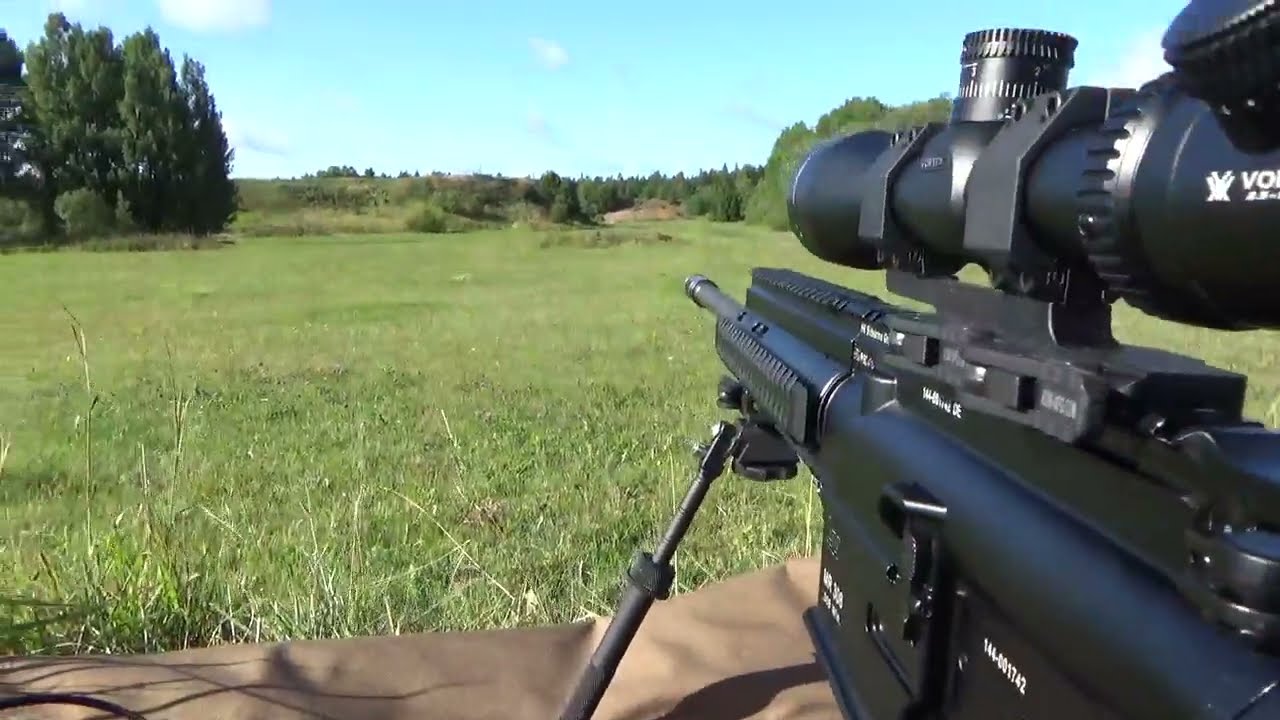 H&K MR308 at 450 yards