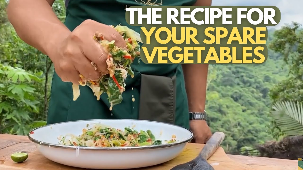 TRADITIONAL BALINESE SALAD FOR YOUR SPARE VEGETABLES | SAYUR URAB RECIPE | TAMAN DUKUH