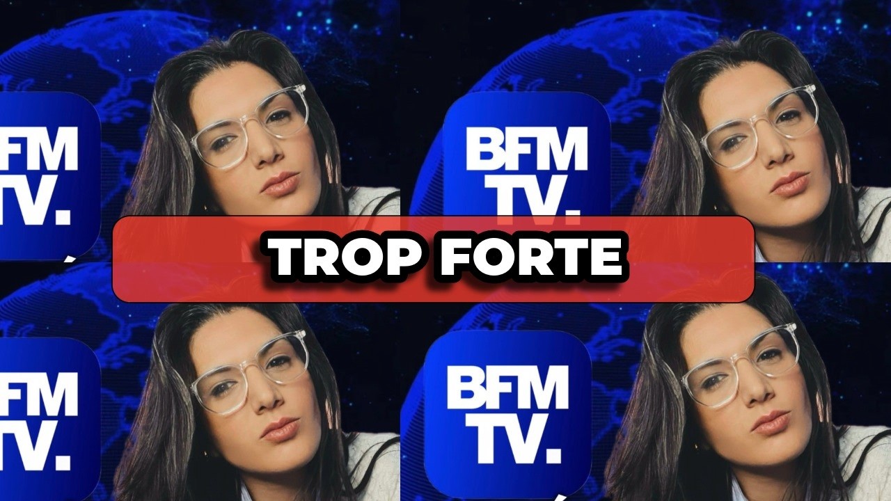 UNE CREATRICE DE CONTENUS ETEINT LES JOURNALISTES SUR BFM