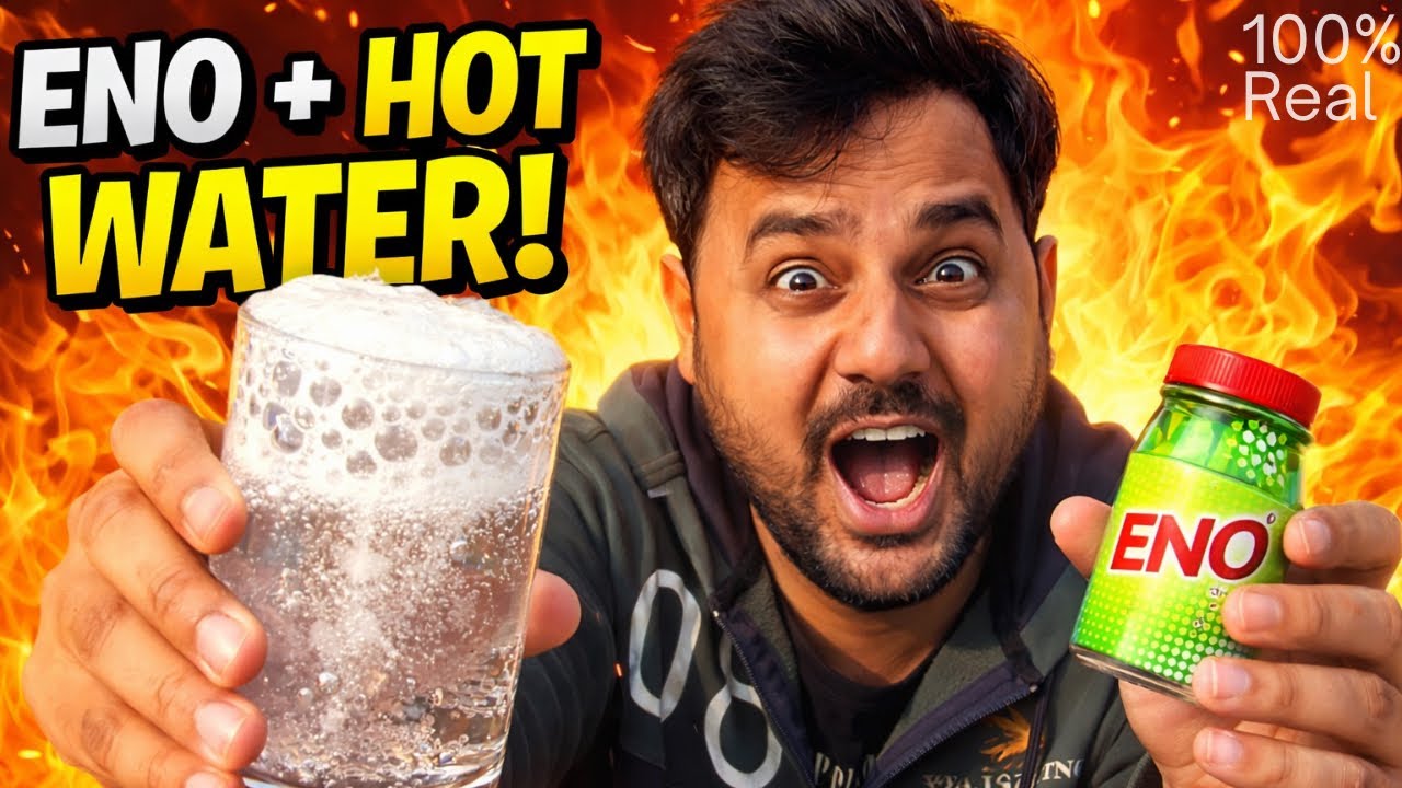 What Happens If You Mix ENO With Hot Water? 🔥गर्म पानी में जब ENO डाला तो ये क्या हो गया 