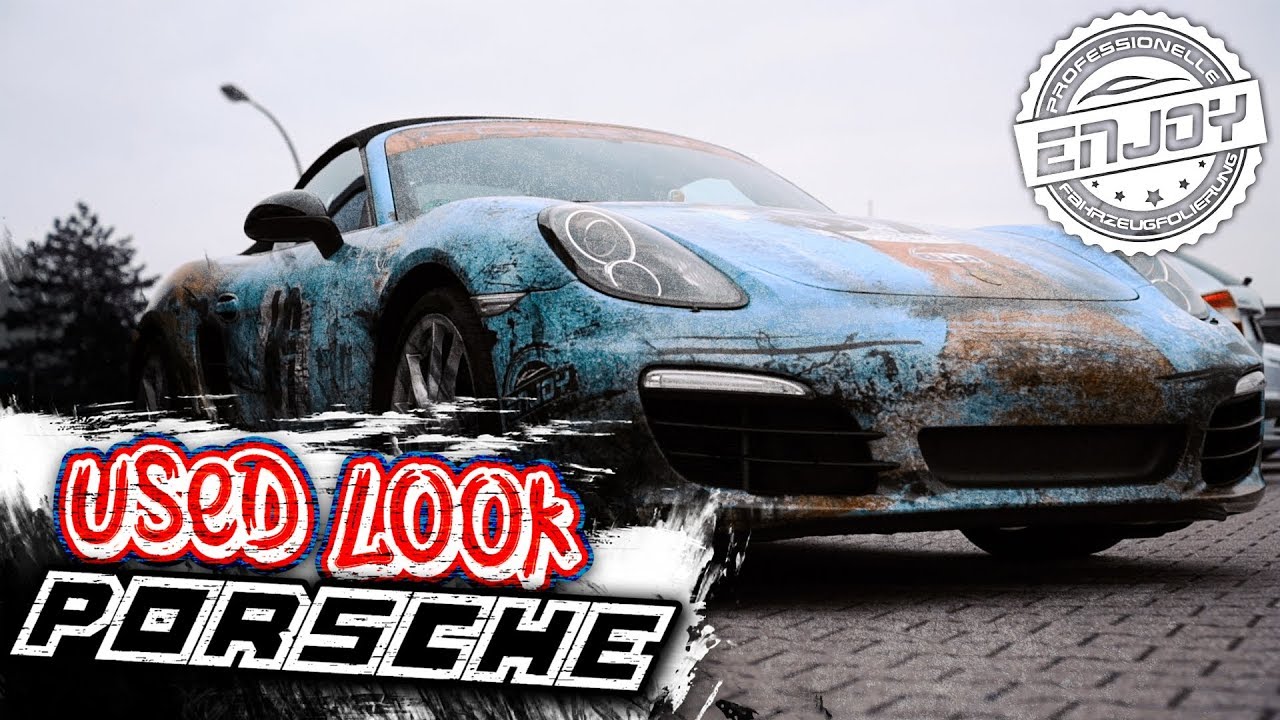 Enjoy Fahrzeugfolierung | Wir Folieren ein Gulf Design im Used Look!