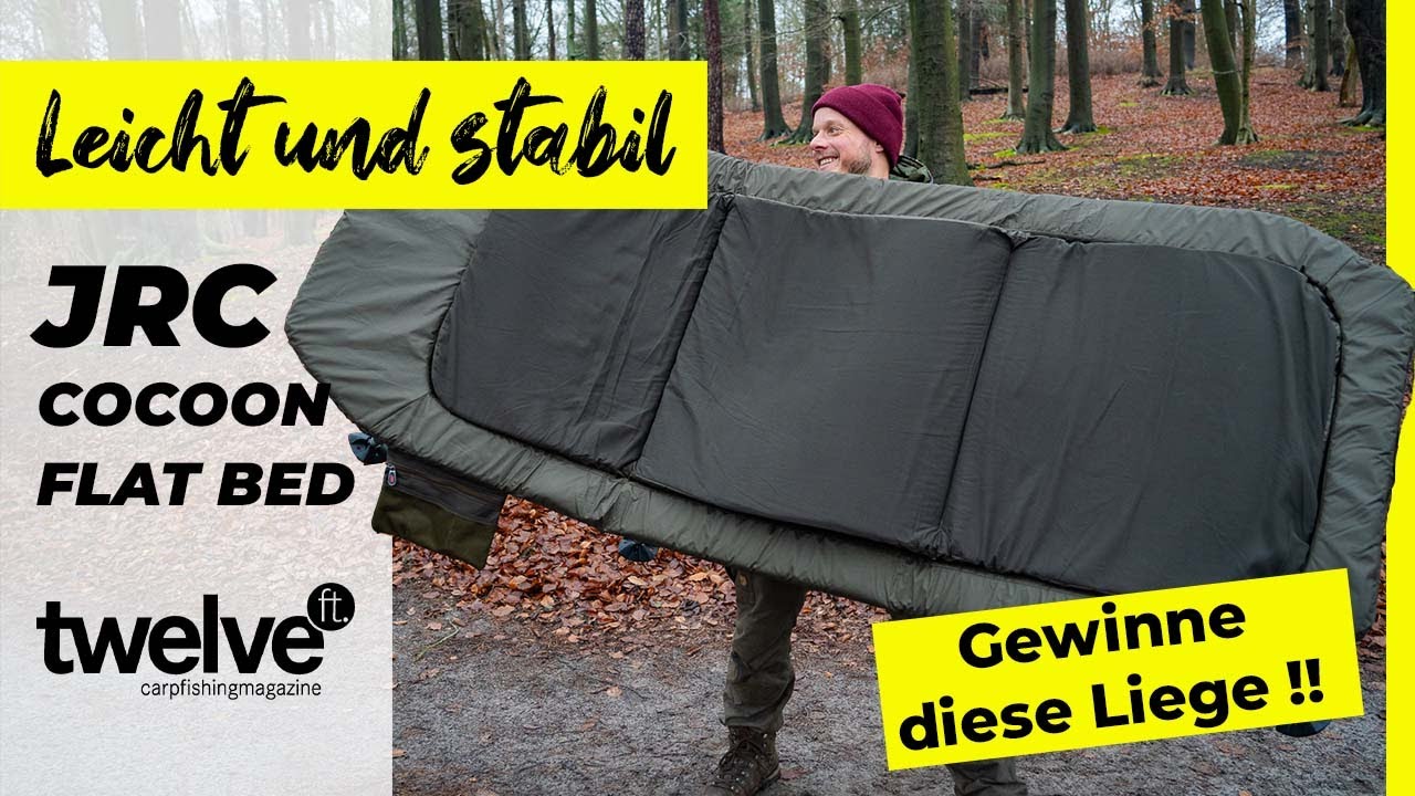 Gewinne diese JRC-Liege ! | JRC Cocoon Flat Bed | Gewinnspiel | Angelliege | Karpfenangeln