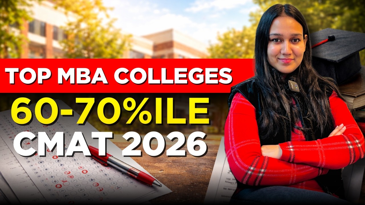 CMAT 60&ndash;70 Percentile Colleges 🔥 Best MBA Colleges You Can Still Get! (Reality Check) #cmat2026