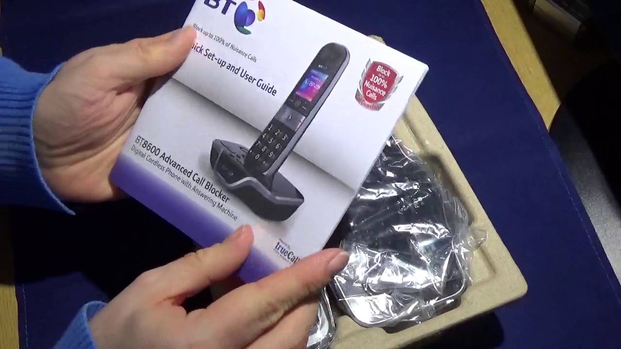Unboxing - BT 8600 Cordless Phone with Call Blocking Technology