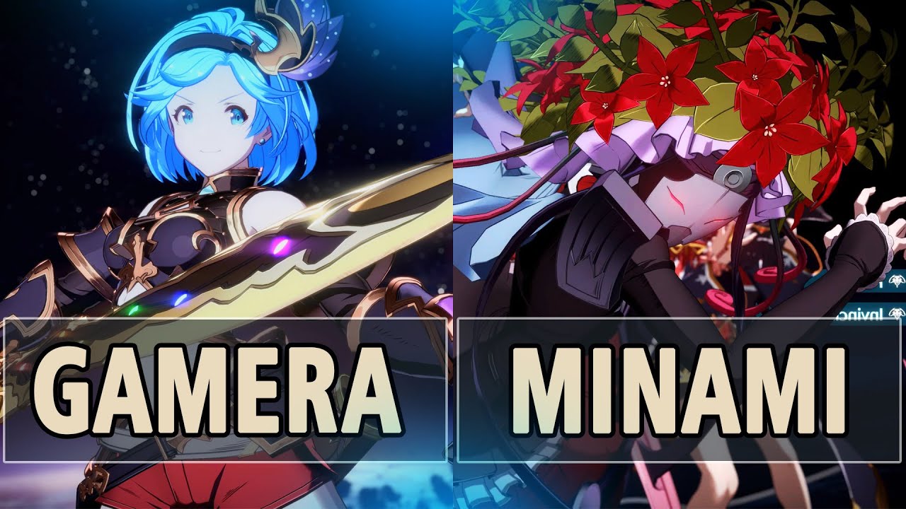 GBVSR: Gamera (Djeeta) Vs Minami (Nier) | High Level Gameplay.