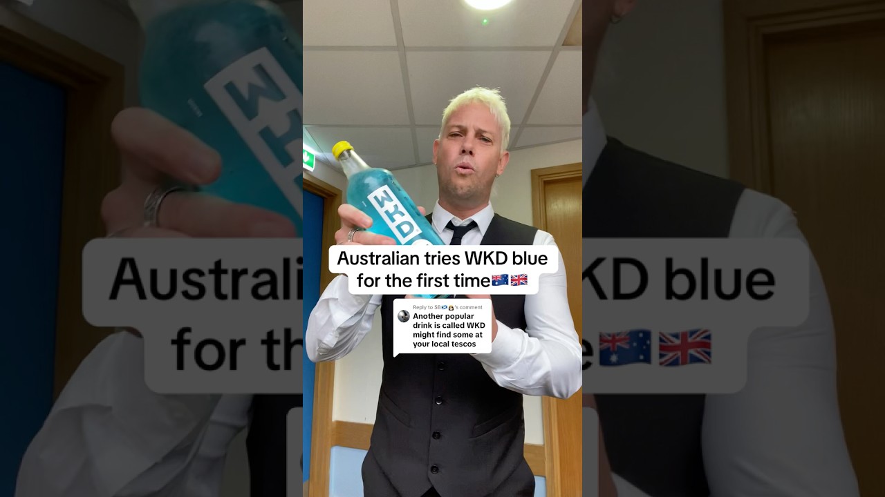 Trying WKD blue for the first time!