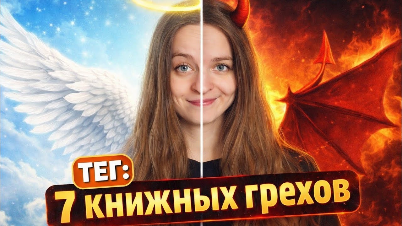 ТЕГ: 7 книжных грехов 📚😈. Проверяю свою душу читателя на прочность 💪✨