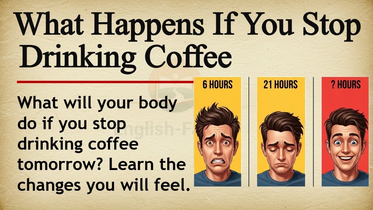 What Happens If You Stop Drinking Coffee? ☕🚫 Learn English Through Story Level 2 || Graded Reader 🎧