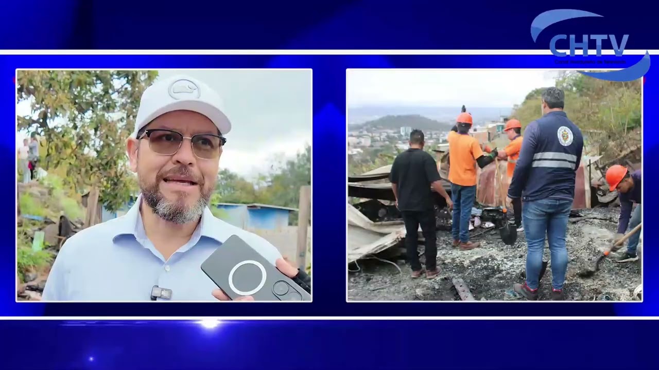 ¡BUEN TRABAJO! Vea la labor de la AMDC tras incendio en colonia Suazo Córdova