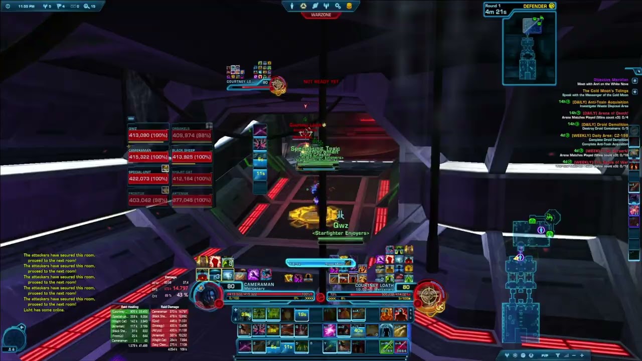 Buffed Arsenal Gaming | Arsenal Mercenary | Patch 7.7 | SWTOR PVP Gameplay 2025