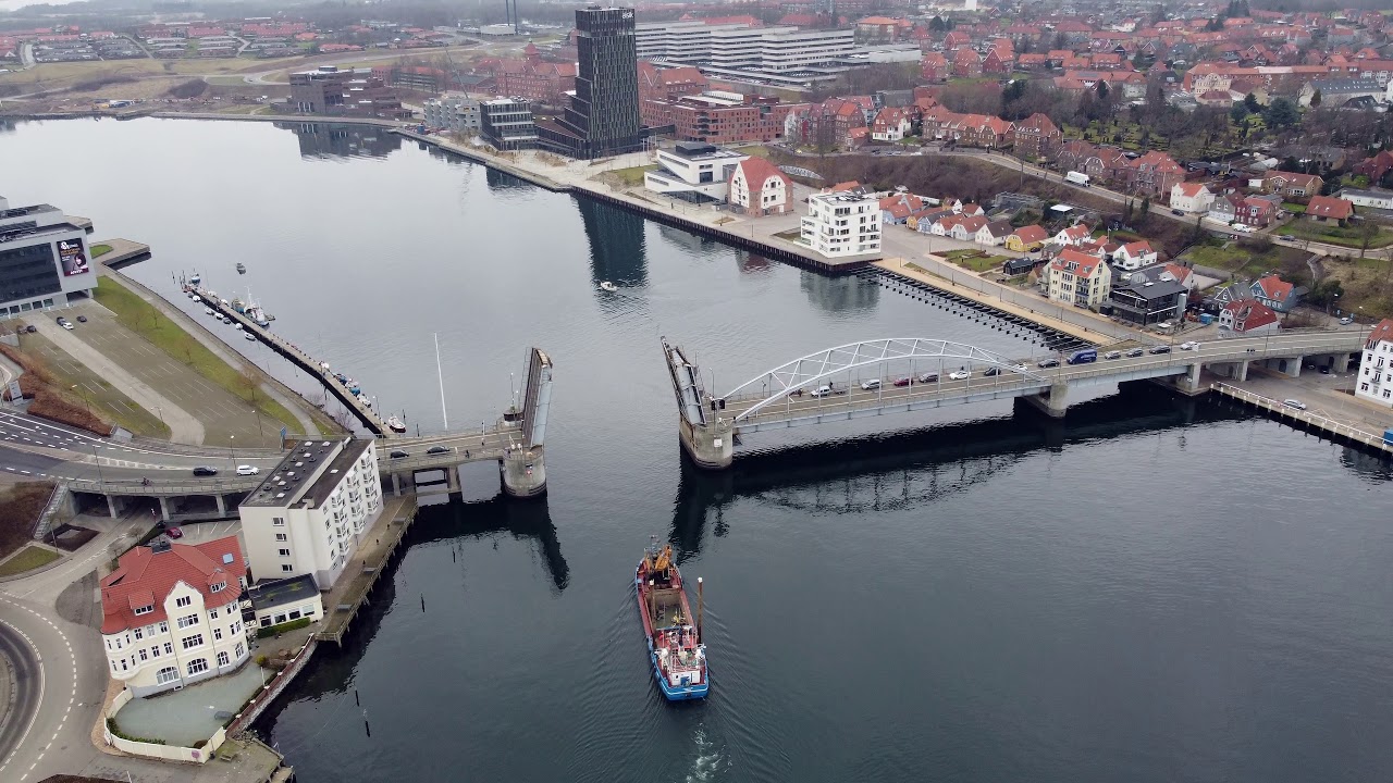 Drone film Sønderborg Havn