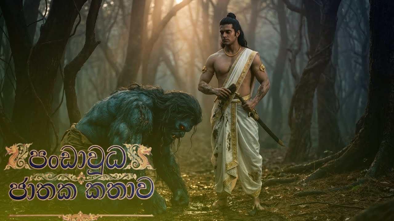 Panchavudha Jathaka Kathawa | The Prince vs The Demon 👹 | පංචාවුධ ජාතකය (Full Story)