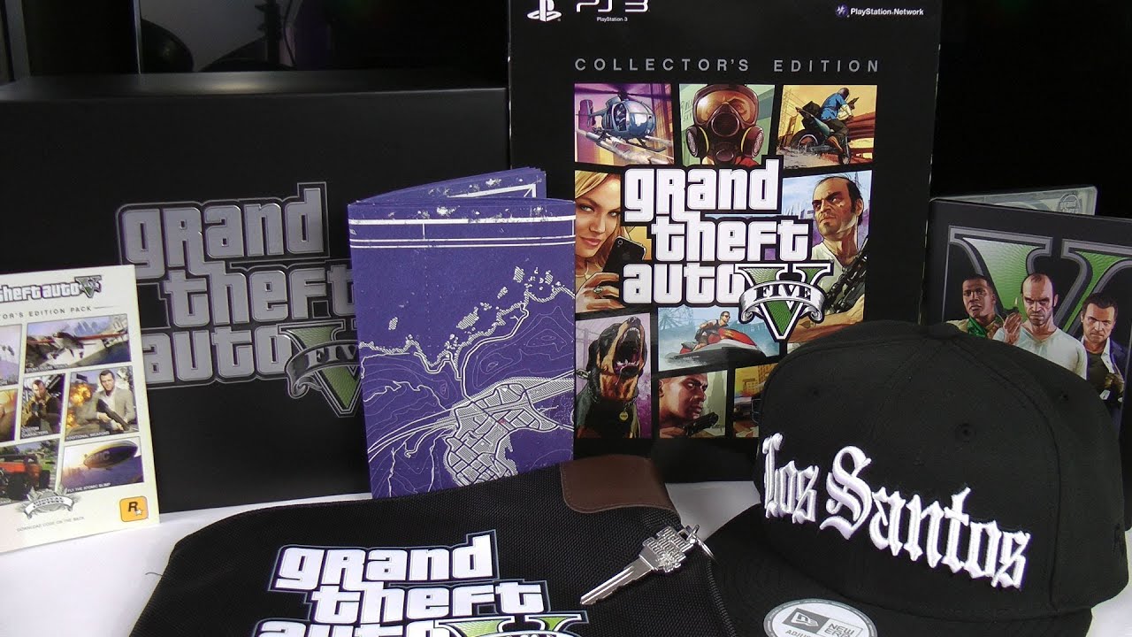 Grand Theft Auto V: Edycja kolekcjonerska - rozpakowanie [PS3/360]
