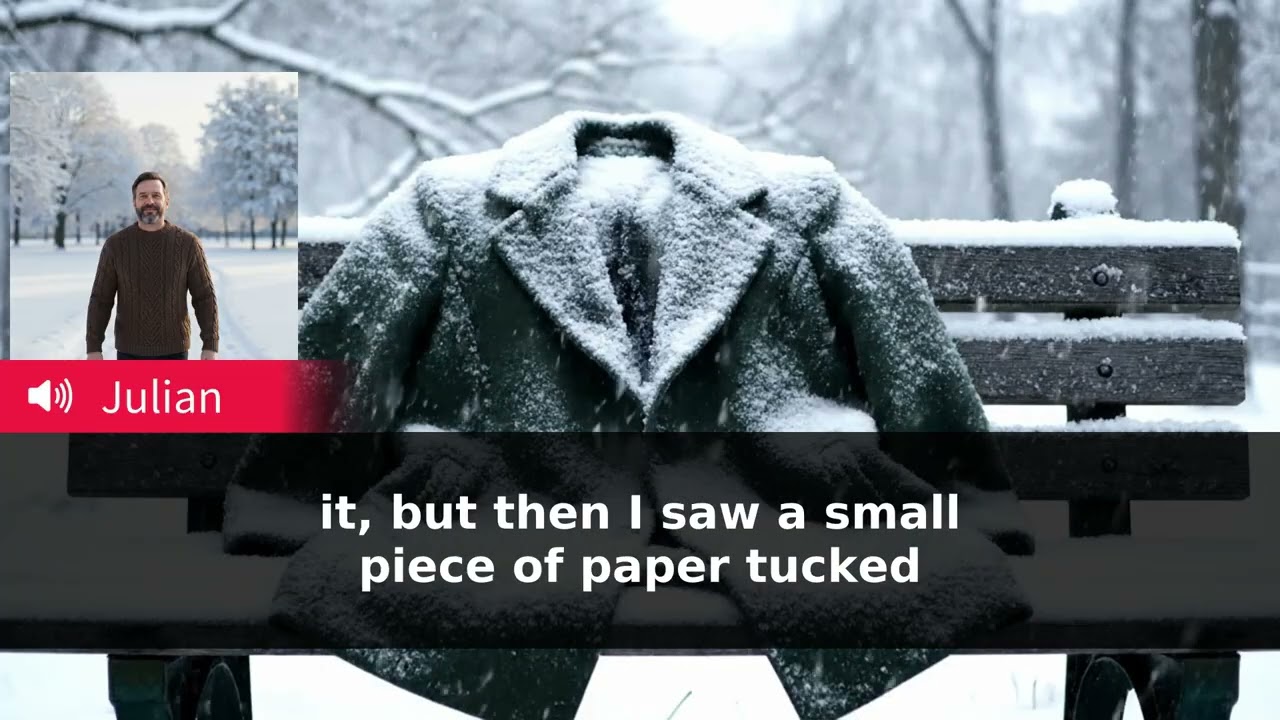 Who left the winter coat in the park?