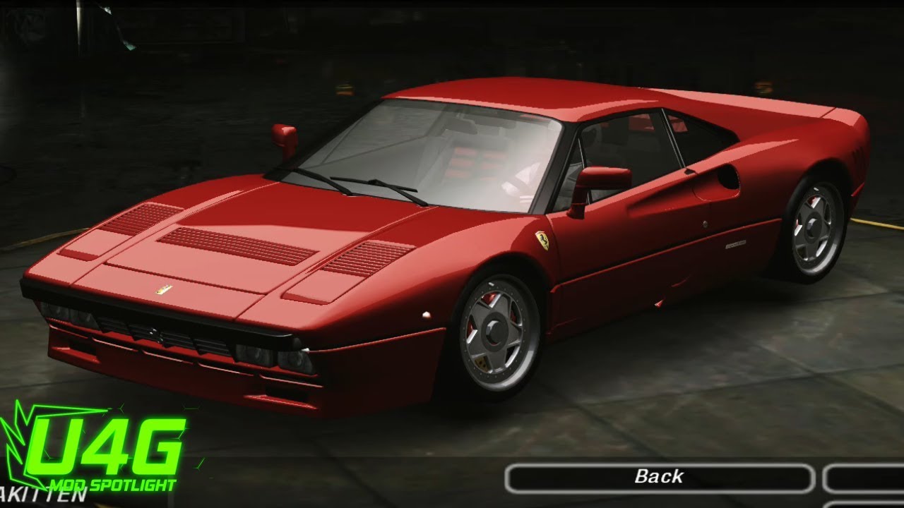 Ferrari 288 GTO Need For Speed Underground 2 Mod Spotlight U4G