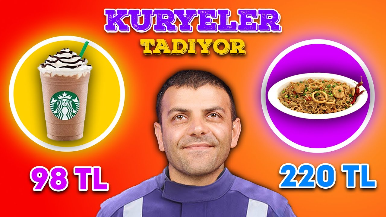KURYELER EN PAHALI YEMEK SİPARİŞLERİNİ DENİYOR! (Getir, Trendyol, Yemeksepeti vb.)