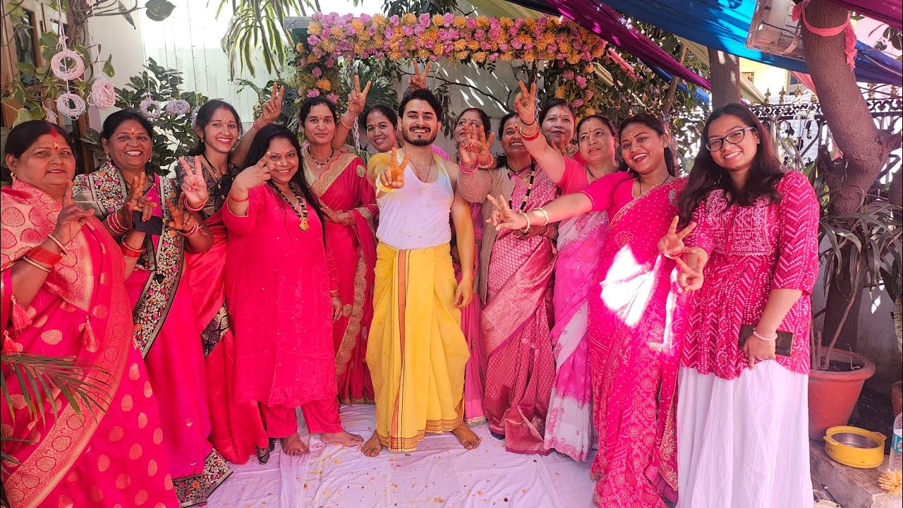 Day 2 haldi poojan #viralvideo #wedding #trending #wedding #2026 #vlog #youtuber 