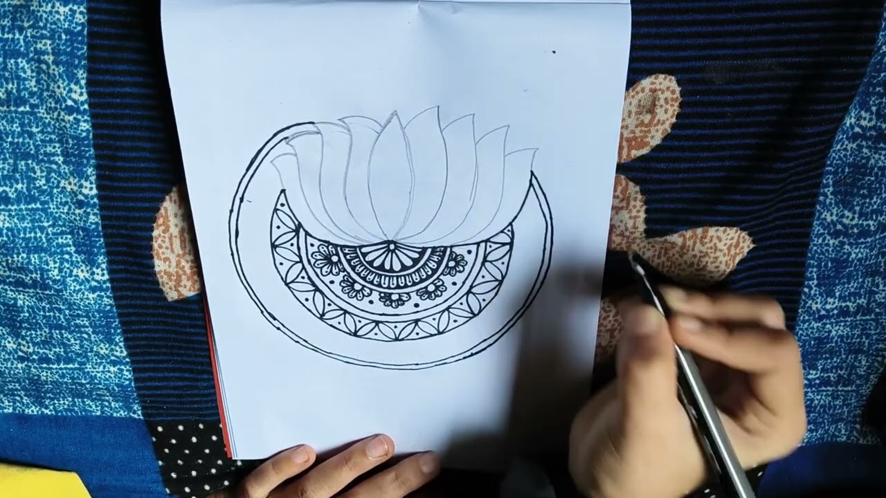 Lotus Mandala – Bloom of Peace & Strength 
