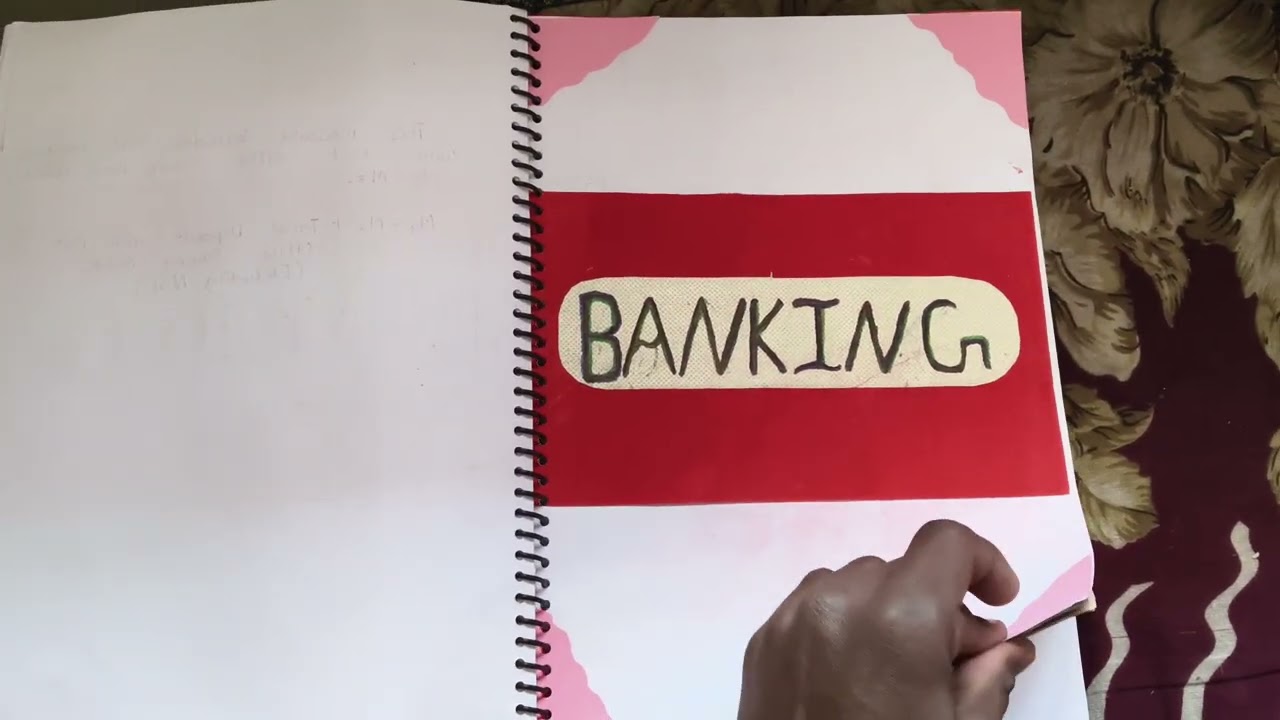 Class 12 economics project on money and banking 🔥🔥🔥