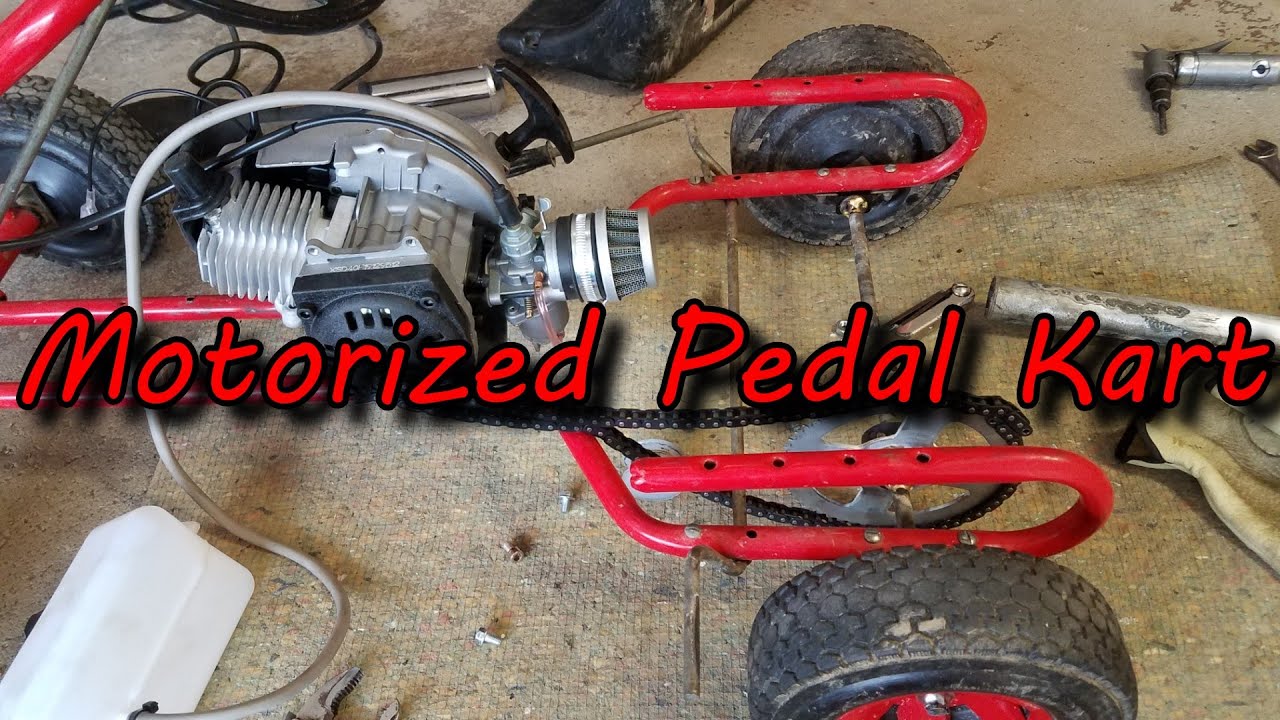 Putting An Engine In A Kids Pedal Kart