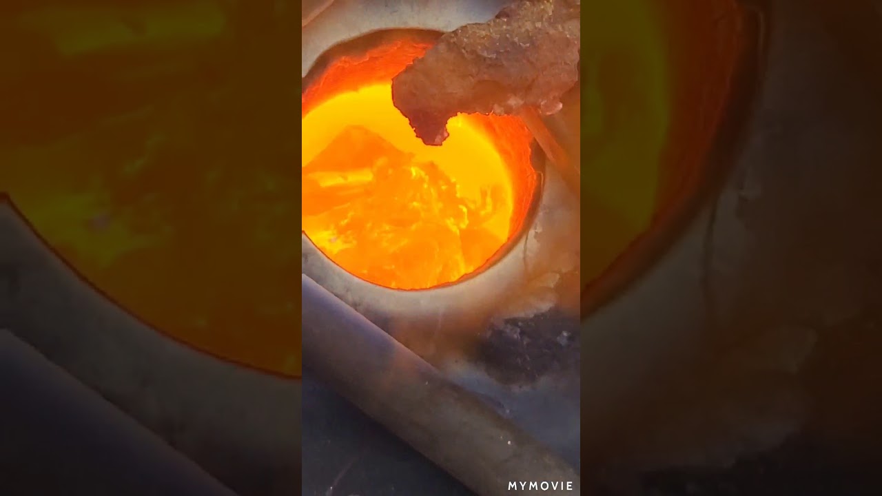 Trash to treasure copper and Aluminum melt down