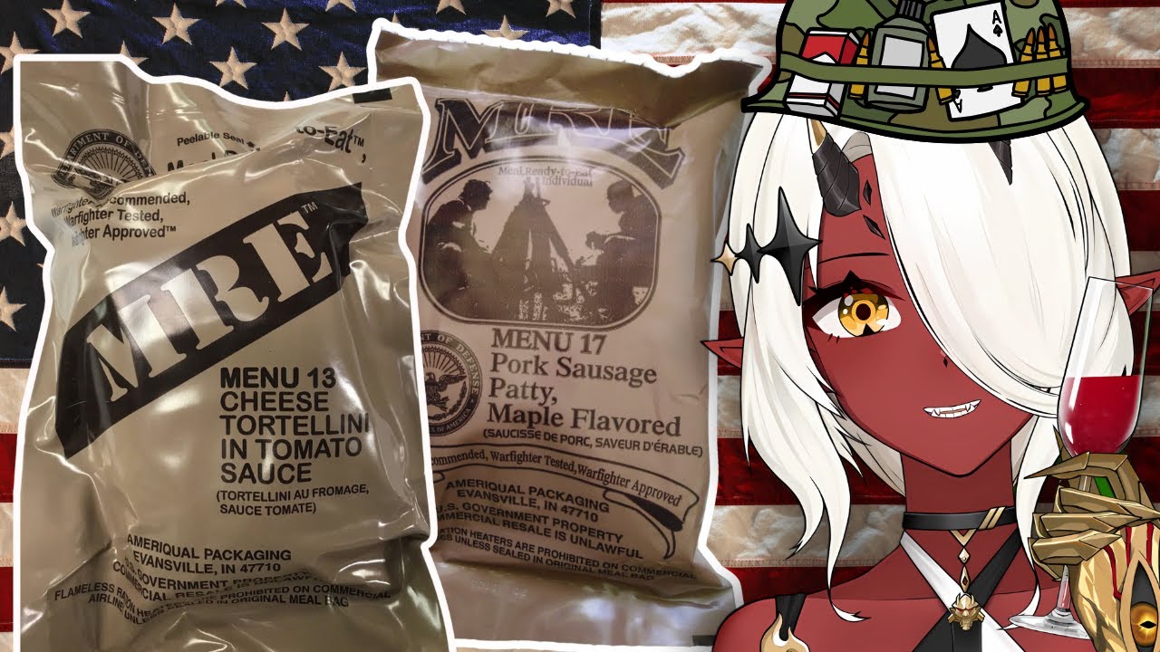 Vtuber Tries American MREs (Meal Ready To Eat)