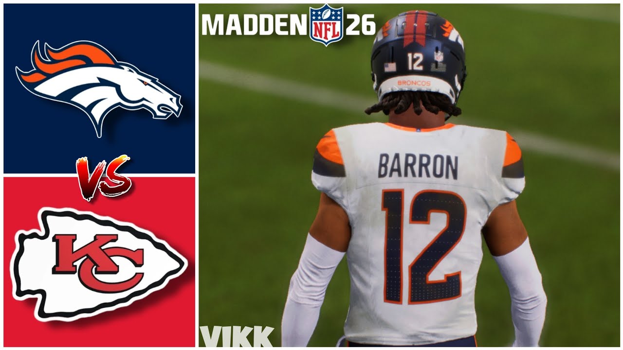 Broncos vs Chiefs Week 17 Simulations (Madden 26 Gameplay)