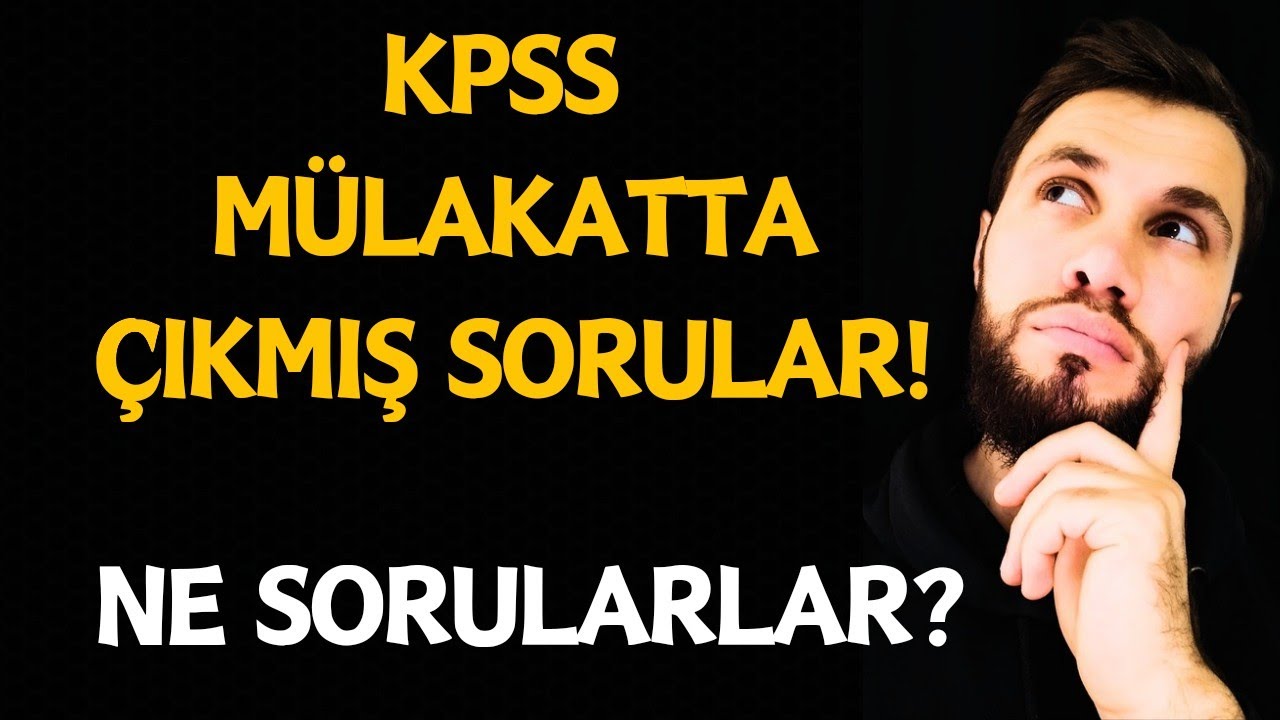 KPSS MÜLAKATTA ÇIKMIŞ SORULAR! (Ne Soruyorlar?) #kpss2024 #mülakat