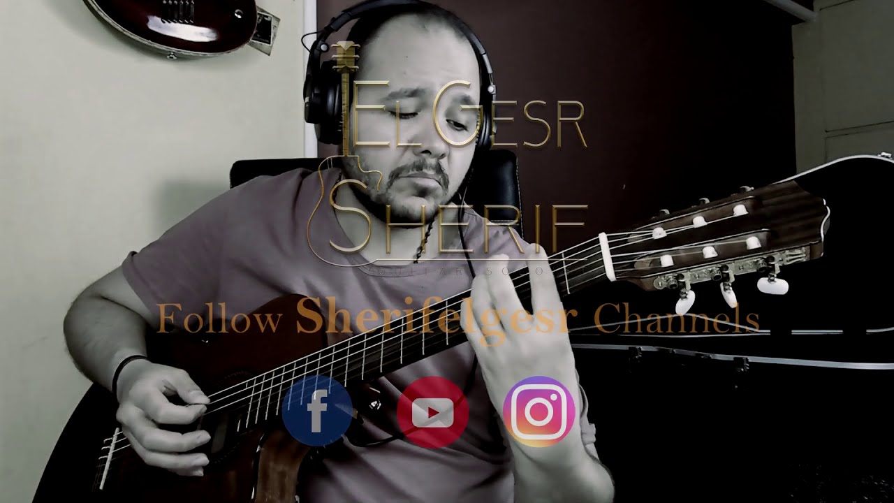 Hussain Al Jassmi  - Guitar Vocal Cover | حسين الجسمي - وبحبك وحشتيني - جيتار شريف الجسر