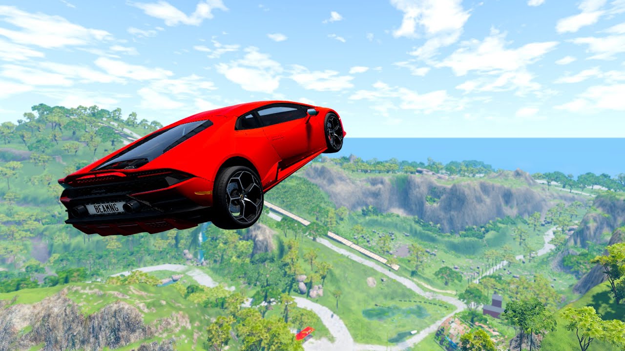 Epickie wypadki samochodowe - BeamNG.drive