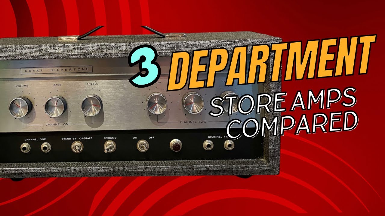 3 Vintage Department Store Amps Compared (Airline, Silvertone, and Lectrolab)