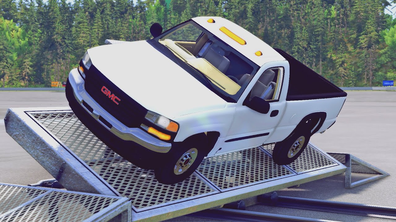 محاكي الحوادث - تجارب انقلاب السيارات ☢🔄🔥 Car rollover test beamNG drive
