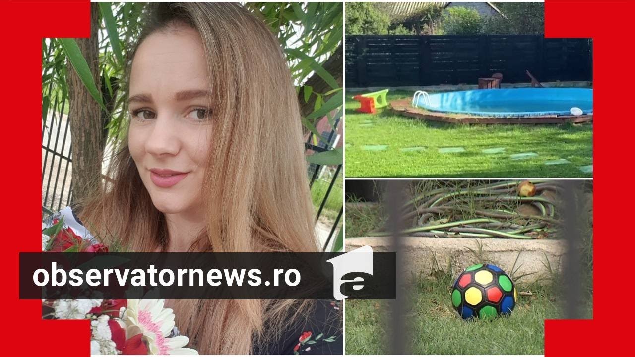 Filmul tragediei din Găești, unde o mamă și-a luat viața după ce fiul ei s-a înecat în piscină