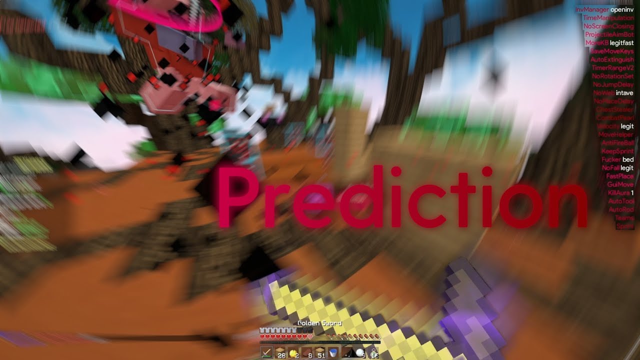 You can LAST HOURS on PREDICTION AC?! | Cheating on Hypixel 1.8 w/ Augustus Client
