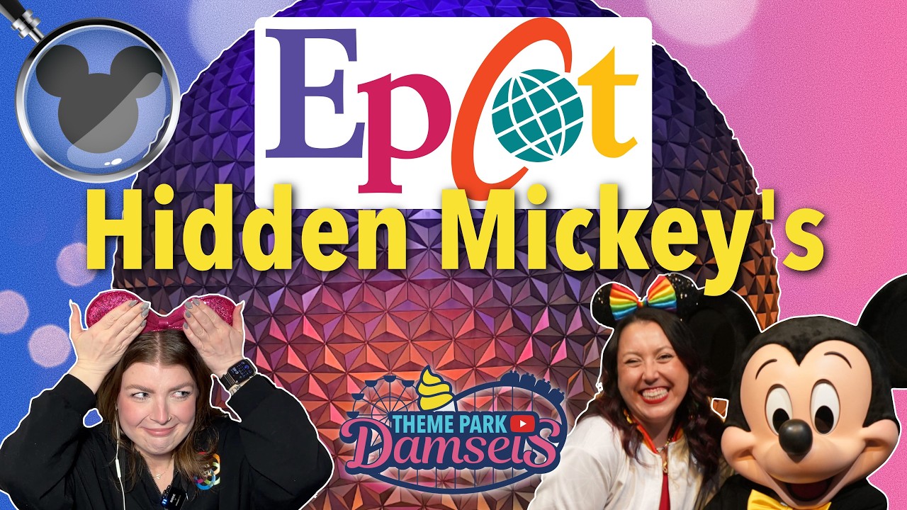 Hidden Mickey Hunt at EPCOT (We found a Mickey hat on a live animal!)