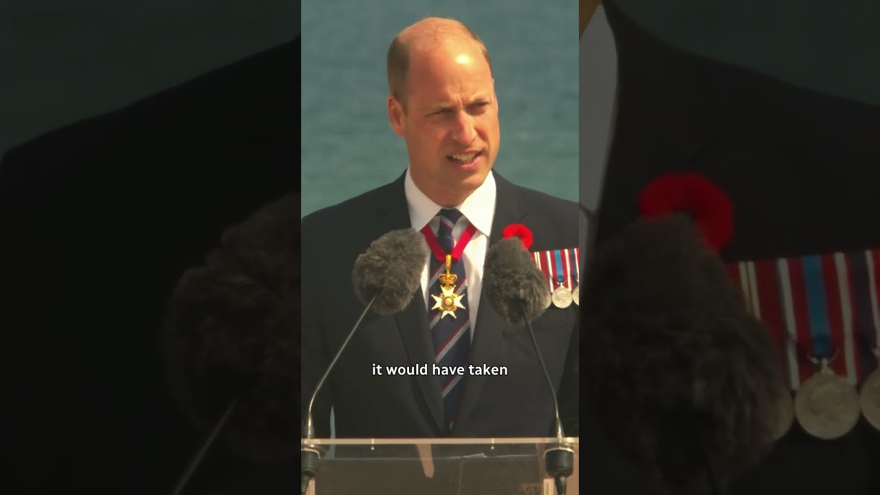 Prince William thanks Canadian D-Day vets